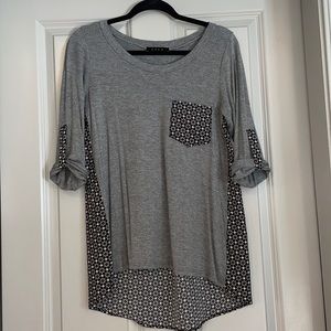 Women’s ezra 3/4 length sleeve top, long length